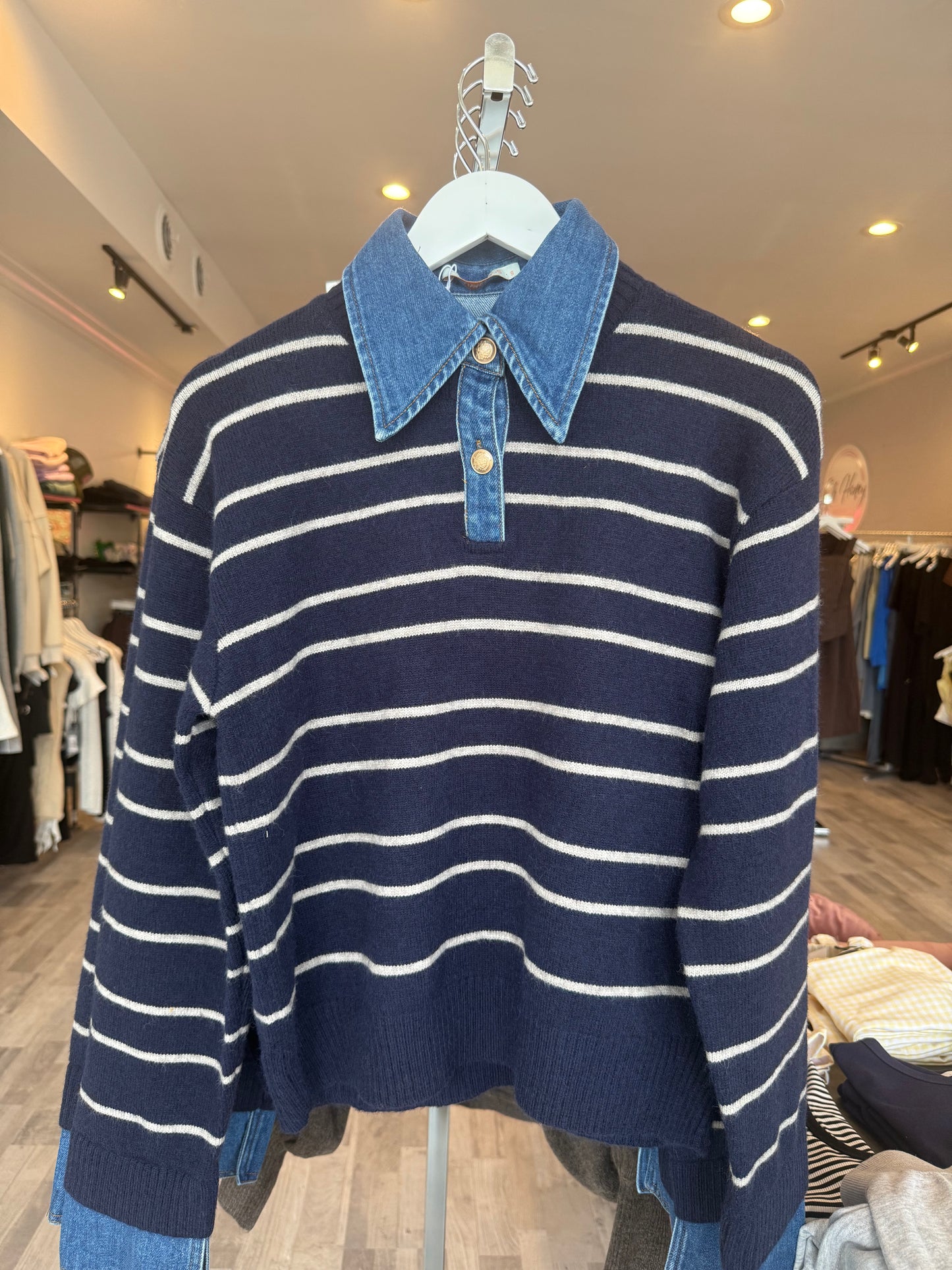 Brooklyn Baby Denim Sweater