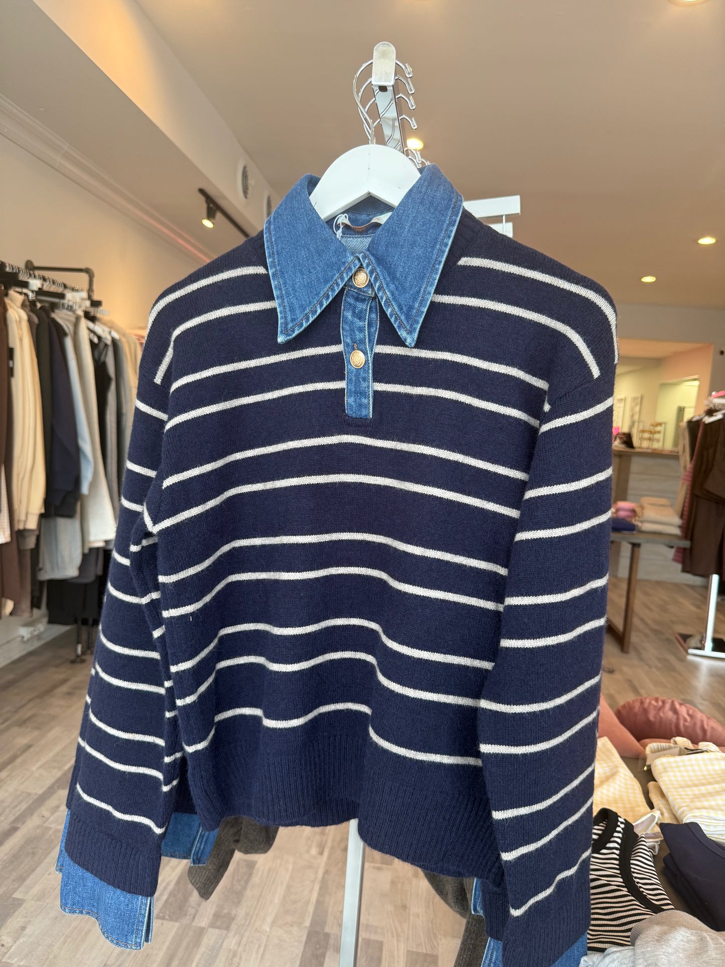 Brooklyn Baby Denim Sweater