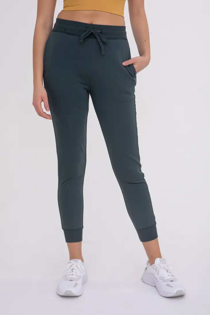 Comfy Chic Joggers Jungle Green