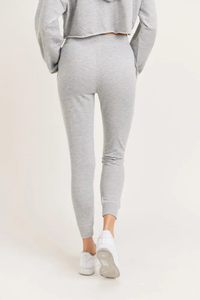 Comfy Chic Joggers Heather Grey